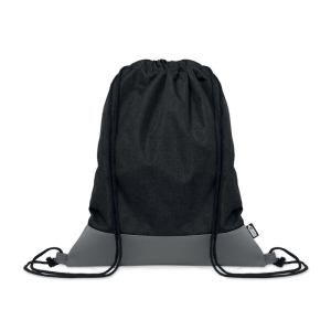 Sac à cordon en PU RPET 2 tons MO2527