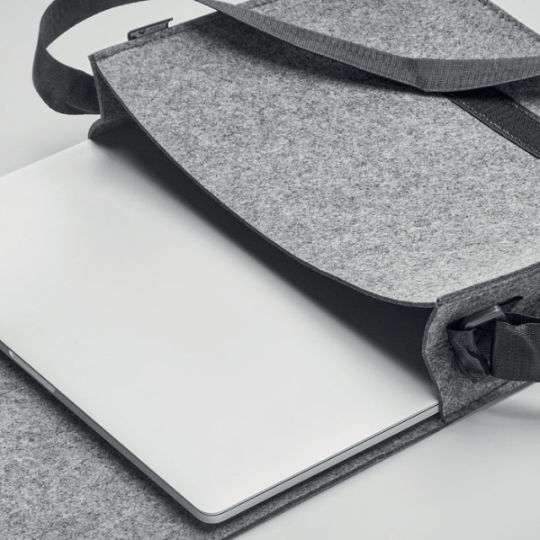 Sac messager en feutre RPET MO6186