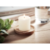 Bougeoir rond avec bougie MO6282