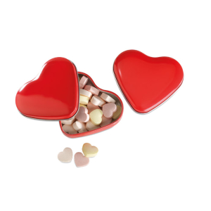 Boîte coeur avec bonbons MO7234