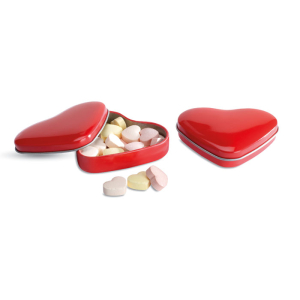 Boîte coeur avec bonbons MO7234