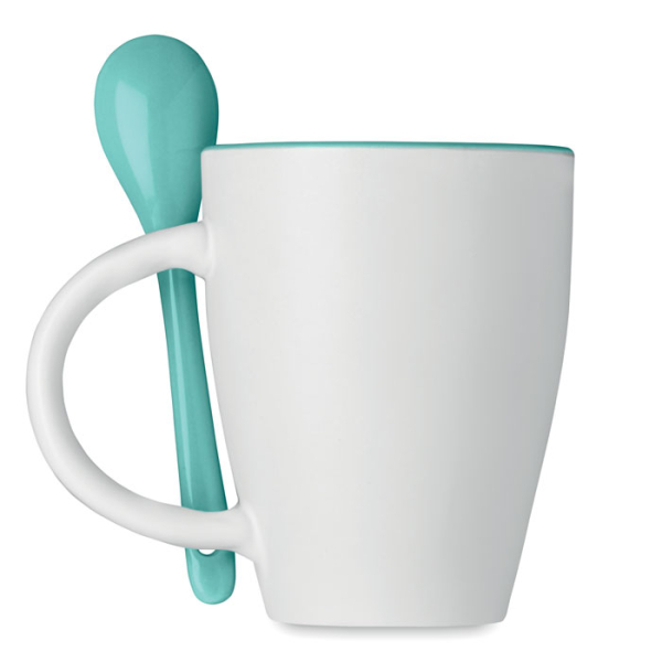 Mug avec cuillère 250 ml MO7344