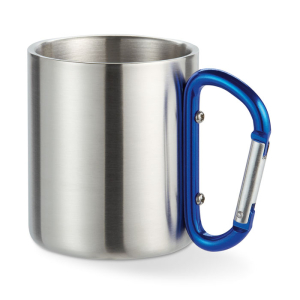 Mug acier et anse mousqueton. MO8313