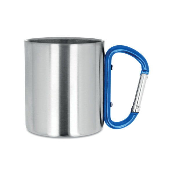 Mug acier et anse mousqueton. MO8313
