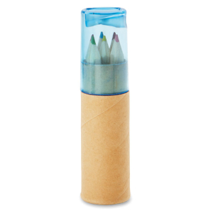 Tube de 6 crayons de couleur MO8580