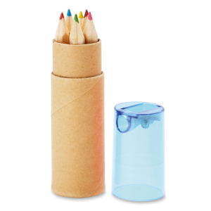 Tube de 6 crayons de couleur MO8580
