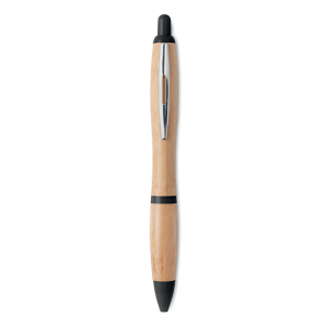 Stylo bille en ABS et bambou. MO9485