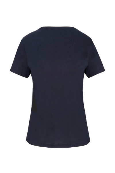 T-shirt Bio col à bords francs manches courtes femme – Image 36