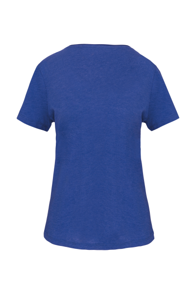 T-shirt Bio col à bords francs manches courtes femme – Image 38