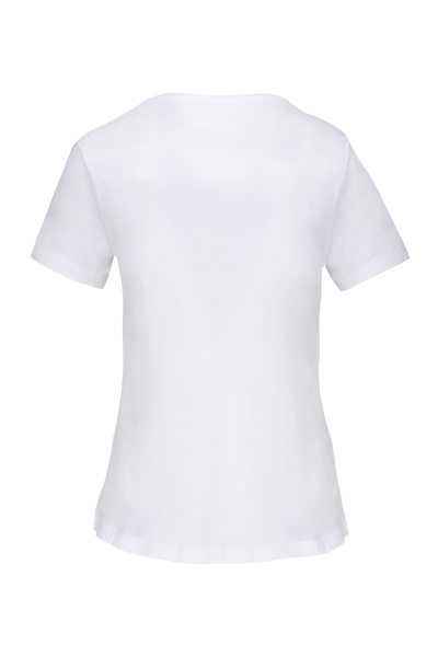 T-shirt Bio col à bords francs manches courtes femme – Image 40