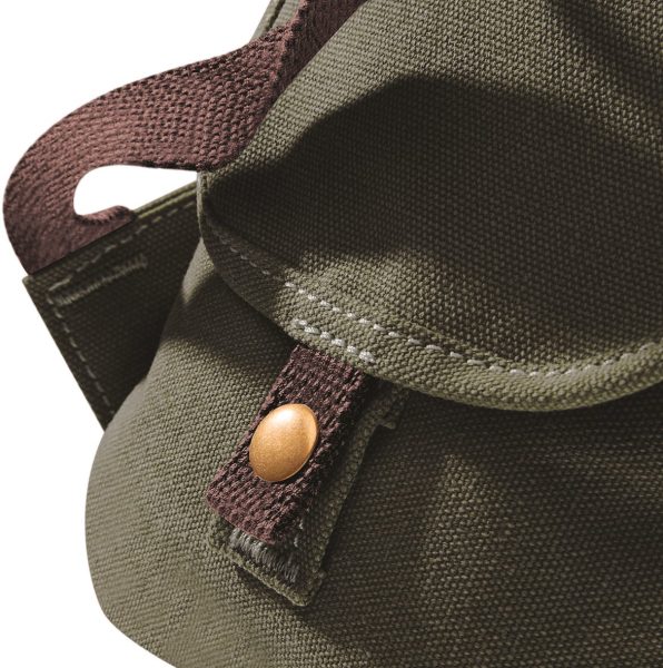 Sac à dos vintage en toile – Image 3