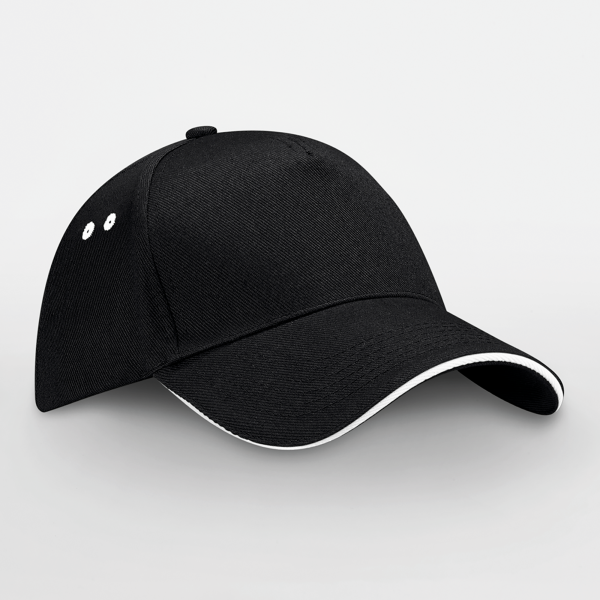 Casquette homme Ultimate à 5 panneaux sandwich contrasté – Image 25