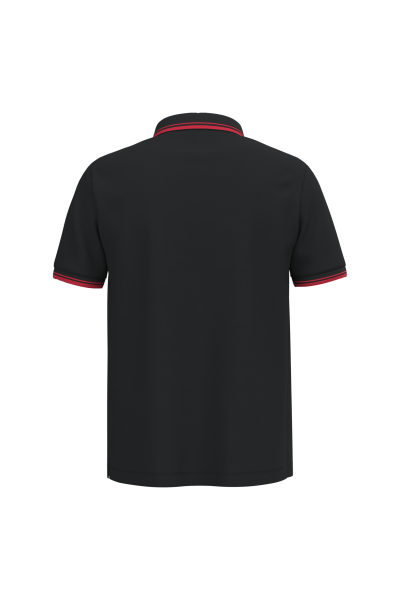 Polo homme manches courtes à liserés contrastés – Image 324