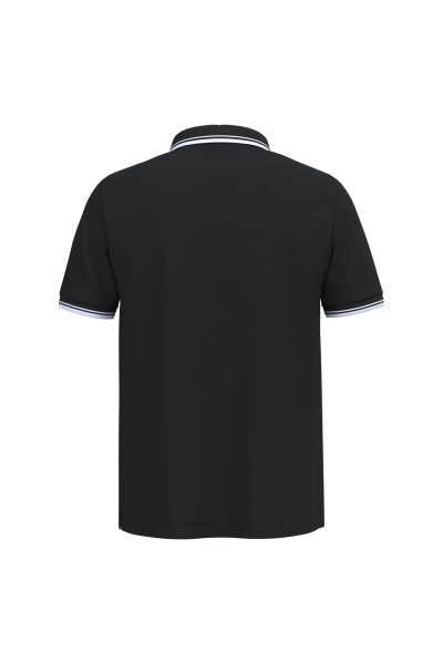 Polo homme manches courtes à liserés contrastés – Image 326