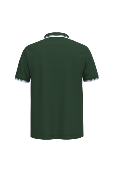 Polo homme manches courtes à liserés contrastés – Image 332