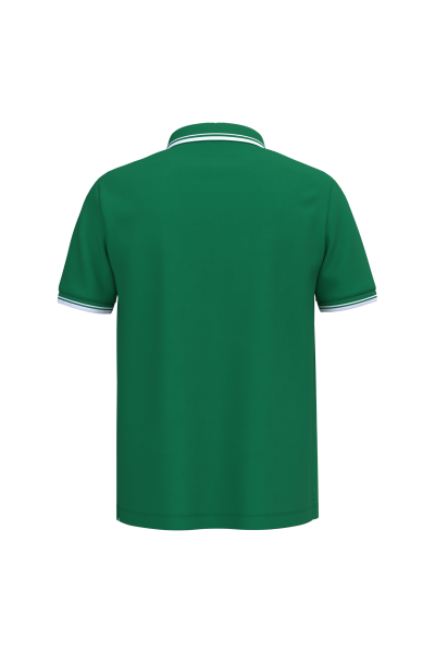 Polo homme manches courtes à liserés contrastés – Image 334
