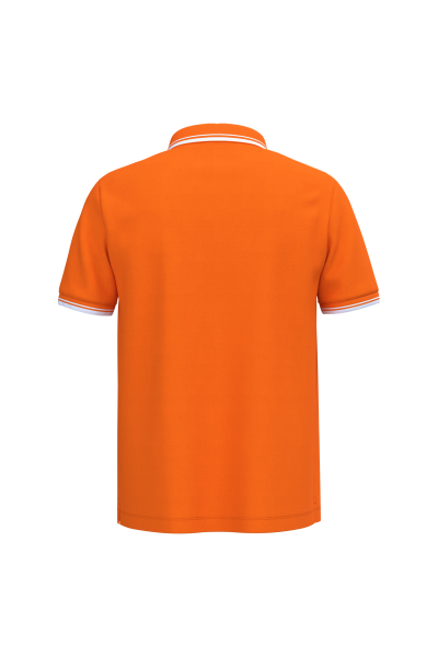 Polo homme manches courtes à liserés contrastés – Image 340
