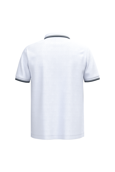 Polo homme manches courtes à liserés contrastés – Image 350