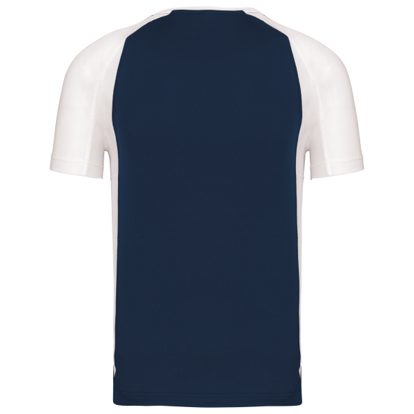 T-shirt de sport bicolore manches courtes unisexe – Image 28