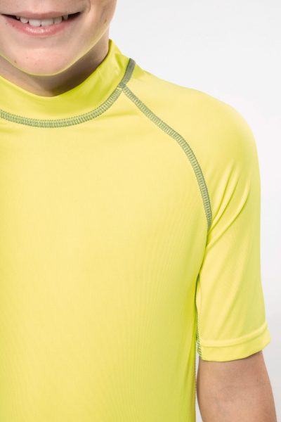 T-shirt technique à manches courtes avec protection anti-UV enfant – Image 342