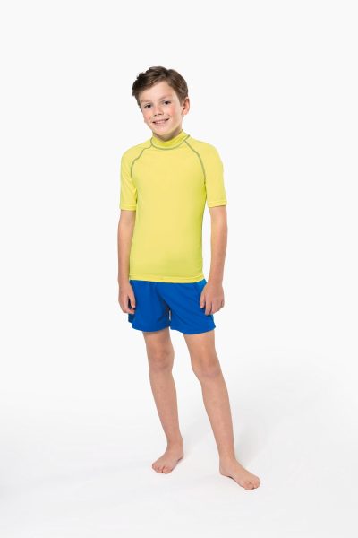 T-shirt technique à manches courtes avec protection anti-UV enfant – Image 340