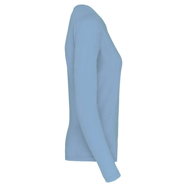 T-shirt col rond manches longues femme – Image 135