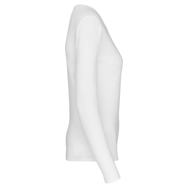 T-shirt col rond manches longues femme – Image 139