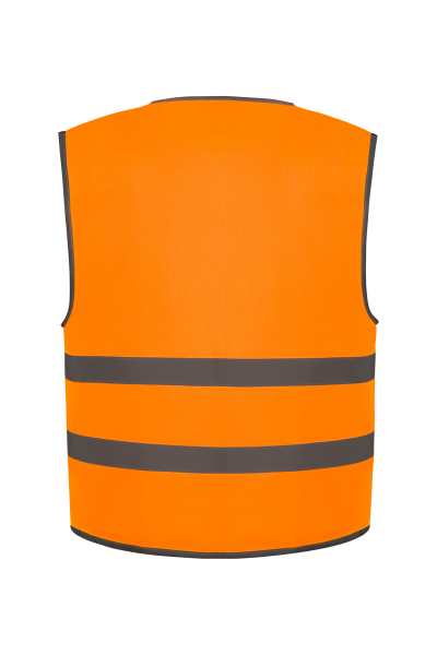 Gilet avec bordures et bandes réfléchissantes