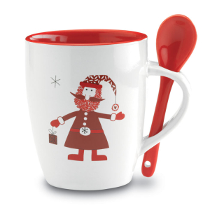 Mug avec petite cuillère 250ml CX1304