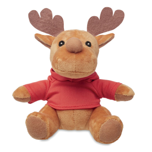Renne en peluche avec capuche CX1469
