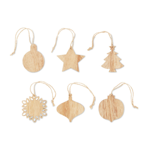 Décorations de Noël en bois CX1495