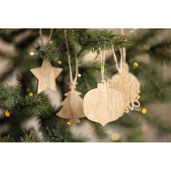 Décorations de Noël en bois CX1495