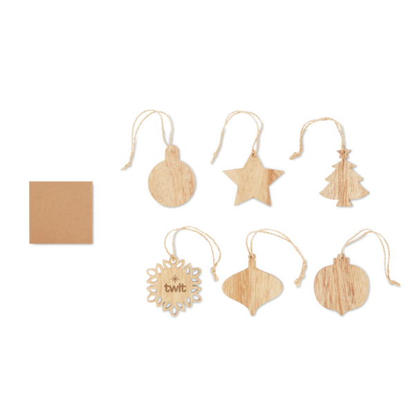 Décorations de Noël en bois CX1495
