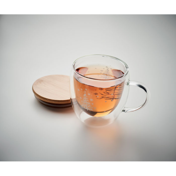Tasse en verre à double paroi CX1524