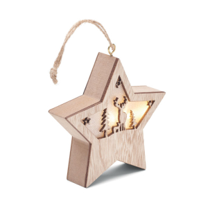 Suspension étoile MDF avec led CX1527