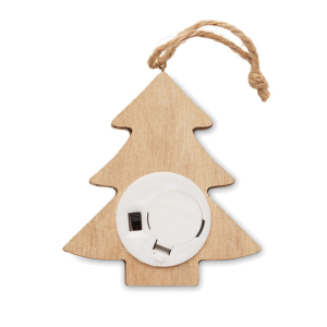 Sapin en bois avec lumières CX1530