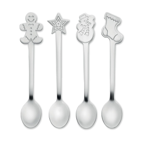 Set  4 cuillères à thé de Noël CX1533