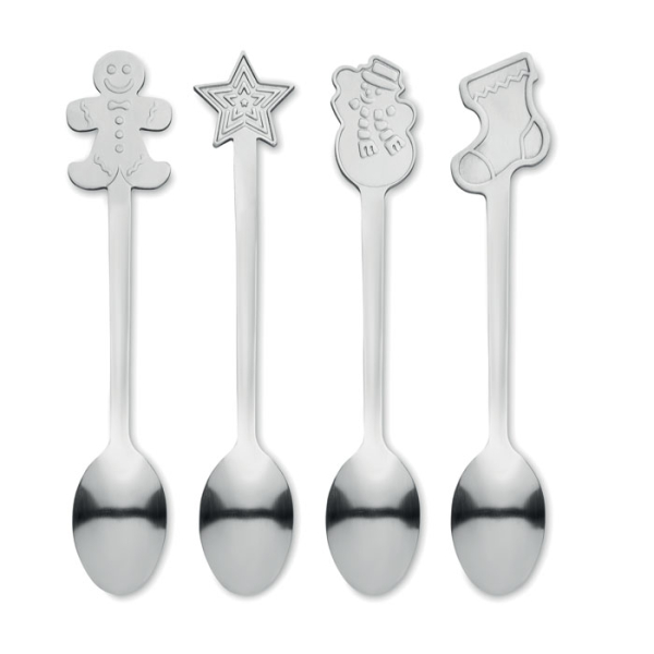 Set 4 cuillères à thé de Noël CX1533