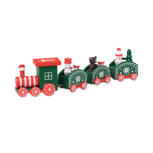 Train de Noël en bois CX1559