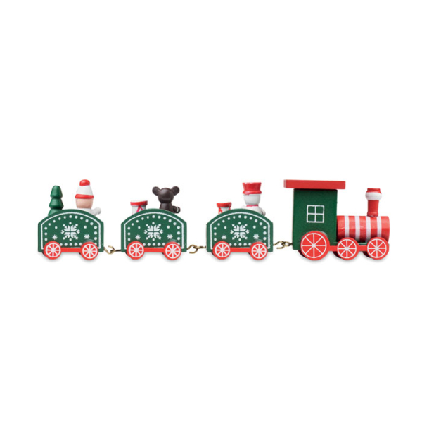 Train de Noël en bois CX1559