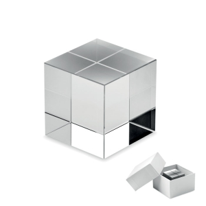 Trophée en verre Cube MO2656