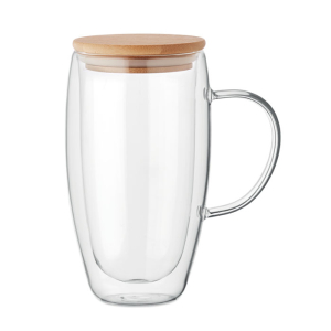 Mug en verre double paroi 450ml MO2673
