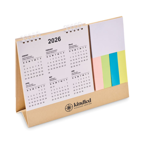 Calendrier de bureau avec mémo MO2756