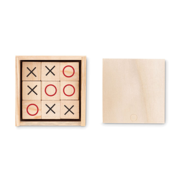 Jeu de morpion en bois MO9493