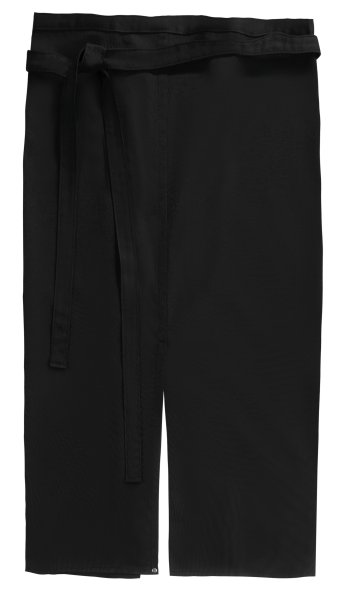 Pantalon noir avec ceinture intégrée