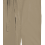 Pantalon beige avec ceinture intégrée