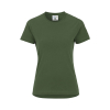 141007 T-SHIRT COL ROND FEMME - CERTIFIÉ GOTS 1 141007 675 T Shirt Lady Dk Green Front