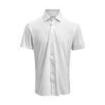 2913211 IB132 Interlock Knit S/S Chemise Regular Fit Hommes 3 2913211 100 IB132SS Front