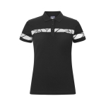 7006 PROGRESSION POLO PIQUÉ FEMME 2 647006 9999 Black Front